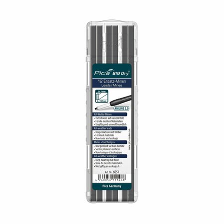 PICA Big Dry Aniline All-Weather Refill Leads, 12PK 6051/SB